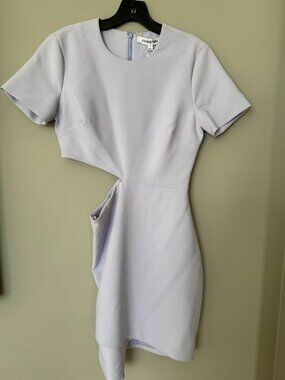 Elizabeth and James Lilac Aiala Bodycon Cutout Mini Dress